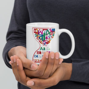 Tazza Bianca in ceramica - Tutor DSA - Disturbi Specifici dell'Apprendimento