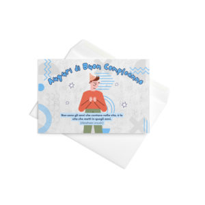BIGLIETTO di Auguri di Buon Compleanno - Versione A