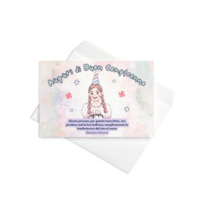 Biglietto di Auguri di Buon Compleanno - Versione B